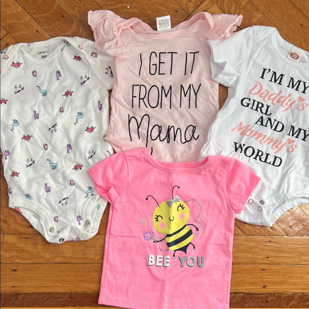 Cute Baby Onesies and T-Shirt Set